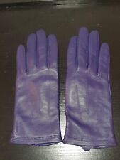 ladies purple leather gloves for sale  NORTHWICH