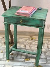 Usado, Escrivaninha de madeira vintage esculpida à mão móveis mesa de estudo escolar com caixa comprar usado  Enviando para Brazil