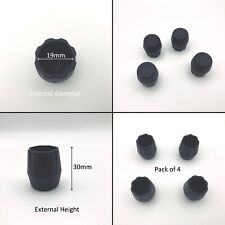 Black rubber ferrules for sale  UK