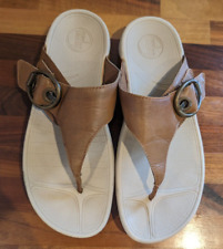 Fitflop brown leather for sale  CORBY
