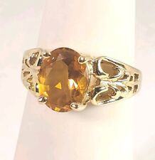 solitaire ring citrine for sale  Beverly Hills