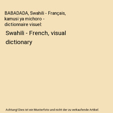 Babadada swahili français gebraucht kaufen  Trebbin