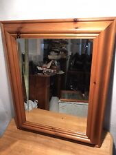 pine bevelled mirror for sale  BALLYMONEY