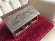 Antiques Vintage RARE Wooden Spice Chest BY STEPHEN F. WHITMAN & SON FANCY SPICE for sale  BEXLEYHEATH