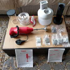 Bamix Swiss Made M180 Hand Blender Red slicesy Food Processor with Attachments for sale  Shipping to South Africa