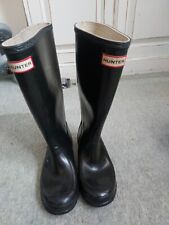 Hunter wellies black for sale  TAVISTOCK