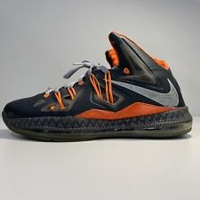 Nike Lebron X 10 BHM Negro Historia Mes Naranja (583109-001) 2012 Para Hombre Talla 11 segunda mano  Embacar hacia Argentina