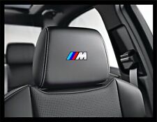 5x BMW M Logo reposacabezas asiento de coche calcomanía insignia pegatina..., usado segunda mano  Embacar hacia Argentina