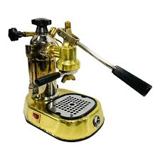 La Pavoni Europiccola Brass & Copper Lever Espresso Maker Machine VINTAGE WORKS for sale  Clifton