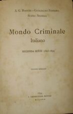 Criminale italiano. seconda usato  Trieste
