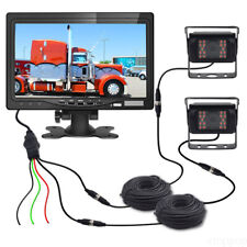 Monitor de visão traseira de 7 pol. kit de câmera de backup de ré sistema de estacionamento para caminhão ônibus comprar usado  Enviando para Brazil