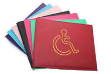 NEW PU LEATHER DISABLED BADGE HOLDER WALLET PARKING DISABILITY COVER CASE for sale  Shipping to South Africa