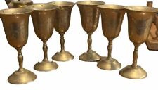 brass goblets for sale  SANDWICH