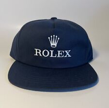 Vintage Navy Blue Rolex Club Watches Logo Hat, Old Money Y2K Luxury , used for sale  Shipping to South Africa