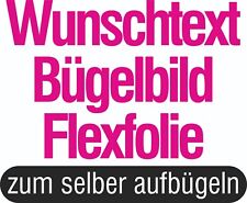 Wunschtext bügelbilder flexfo gebraucht kaufen  Köln