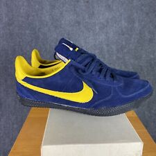 Tênis Nike salto alto masculino 11 azul/amarelo VINTAGE tênis de pista colecionável anos 80, usado comprar usado  Enviando para Brazil