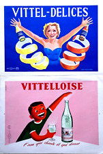 Posters vintage vittel d'occasion  Expédié en Belgium