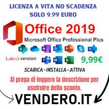 Office 2019 professional usato  Italia