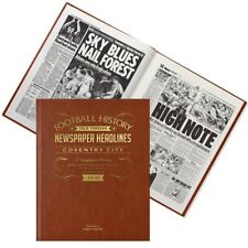 Libro de regalo personalizado de cumpleaños para fanáticos de la historia del fútbol de la ciudad de Coventry A3 segunda mano  Embacar hacia Argentina