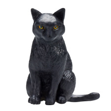 .Mojo BLACK CAT SITTING cute pets farm models toys plastic figures animals for sale  Shipping to South Africa