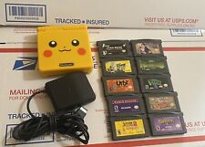 Nintendo Game Boy Advance SP AGS 101 Pikachu - Amarelo com 10 jogos e carregador, usado comprar usado  Enviando para Brazil