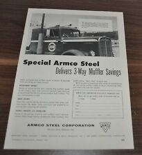 1956 Kenworth Truck Ad Special Armco Steel LASME York-Hoover Body Rheingold Piwo na sprzedaż  PL