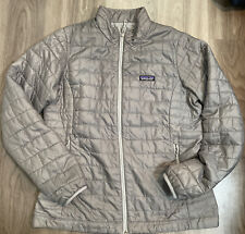 Patagonia Womens Nano Puff Jacket Grey Size Large for sale  Battle Ground