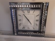 Rhombus mirrored clock for sale  COTTINGHAM