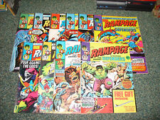 Rampage weekly comics for sale  ABERDEEN