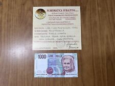 Banconota lire 1000 usato  Beinasco