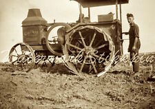 1910s era photo Negative Work TRACTOR Auto early FARM Machine RUMELY OIL PULL for sale  Shipping to Canada