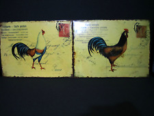Two rooster metal for sale  Austin