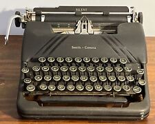 Máquina de escrever manual portátil vintage LC Smith Corona silenciosa flutuante preta comprar usado  Enviando para Brazil