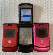 Motorola RAZR V3 Flip Bluetooth MP4 video Unlocked GSM Mobile Phone 8 Colors, used for sale  Shipping to South Africa