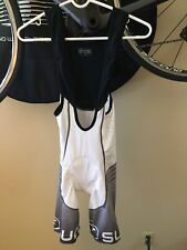 Shorts SUGOI Cycling BIB, Camurça Formula FX, Gunmetal/Branco/Preto, Tamanho Médio, usado comprar usado  Enviando para Brazil