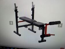 Adjustable Weight Bench with Leg Developer Barbell Rack for Home Gym Fitness for sale  Shipping to South Africa