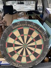 Winmau English Dartboard (Lightly used) Quaker City dart League Philadelphia PA for sale  Shipping to South Africa