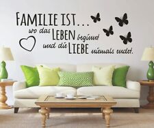 Wohnzimmer wandtattoo spruch gebraucht kaufen  Wilster