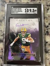 Christian Watson novato Panini Origins FOTL roxo💜 /17, SGC 9.5 automático 10!🔥💚💛 comprar usado  Enviando para Brazil