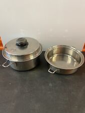 Saladmaster 316Ti 2 Piece Lot 8.6” & 3 Qt Titanium Pans W/ Overheat Damage for sale  Shipping to South Africa