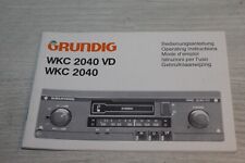 Grundig riginal bedienungsanle gebraucht kaufen  Roggendorf,-Worringen