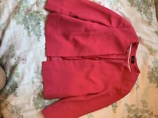 Pink collarless jacket for sale  GLOUCESTER