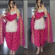 READYMADE PUNJABI SHARARA SUIT PLAZZO SALWAR KAMEEZ SUIT PAKISTANI INDIAN WOMEN, used for sale  Shipping to South Africa