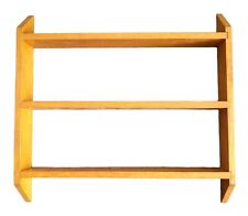 Large Solid Pine Wood 2 Tier Wall Shelf Display Shelving Unit Height 61cm  for sale  Shipping to South Africa