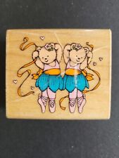 Gummistempel holz ballerina gebraucht kaufen  Lingen