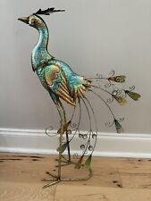 Metal peacock sculpture for sale  Huntersville