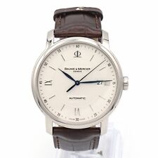Relógio masculino automático Baume & Mercier Classima 65593 aço inoxidável + caixa de papel comprar usado  Enviando para Brazil