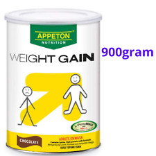 Appeton Weight Gain Powder for Adults 900g Increase Body Weight Nutrition Energy, used for sale  Shipping to South Africa