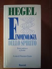 Hegel fenomenologia dello usato  Catania