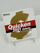 Used, Quicken 2001 Deluxe Financial Software Windows Version CD  for sale  Shipping to South Africa